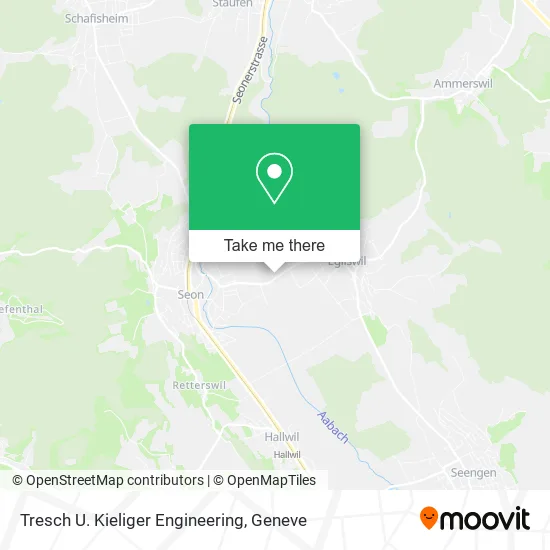 Tresch U. Kieliger Engineering map