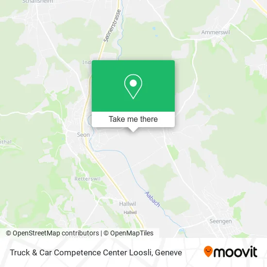 Truck & Car Competence Center Loosli map