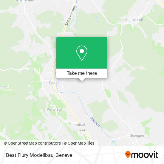 Beat Flury Modellbau map