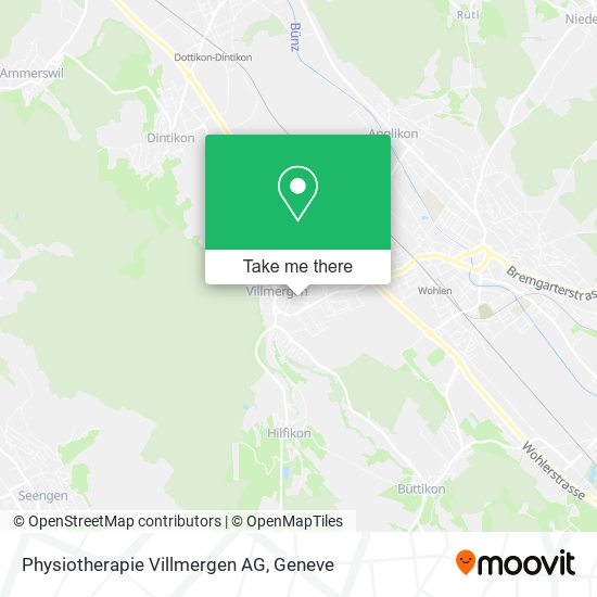 Physiotherapie Villmergen AG map