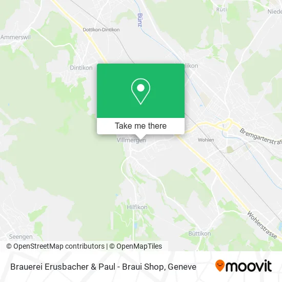 Brauerei Erusbacher & Paul - Braui Shop map