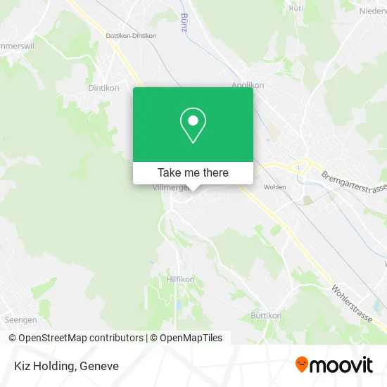 Kiz Holding map