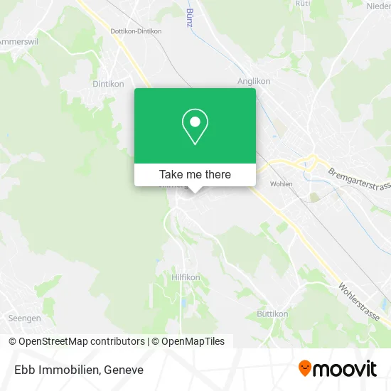 Ebb Immobilien map