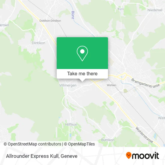 Allrounder Express Kull map