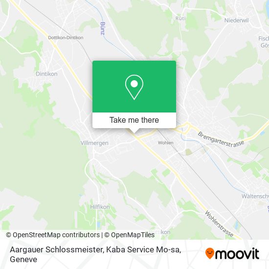 Aargauer Schlossmeister, Kaba Service Mo-sa plan