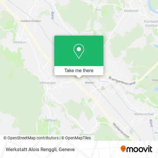 Werkstatt Alois Renggli map