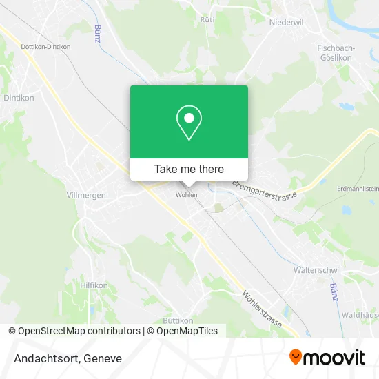 Andachtsort map