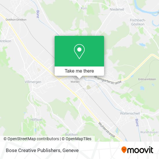 Bose Creative Publishers map