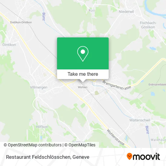 Restaurant Feldschlösschen map
