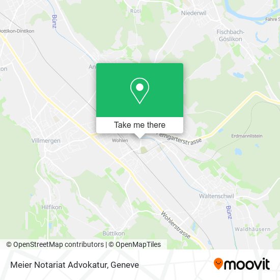 Meier Notariat Advokatur map