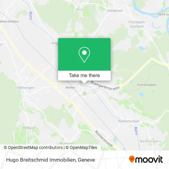Hugo Breitschmid Immobilien map