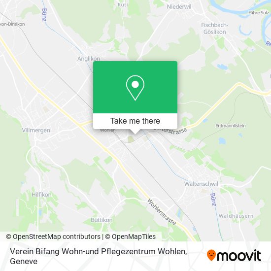 Verein Bifang Wohn-und Pflegezentrum Wohlen map