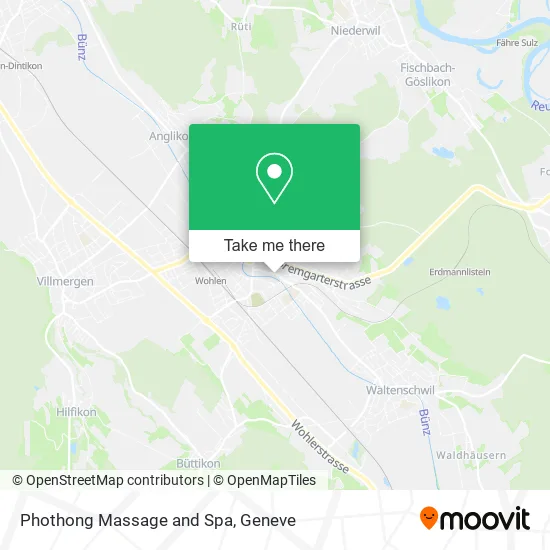 Phothong Massage and Spa plan