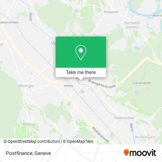 Postfinance map