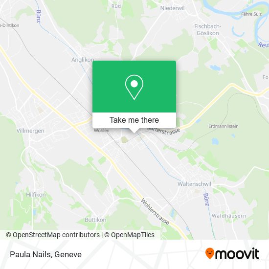 Paula Nails map