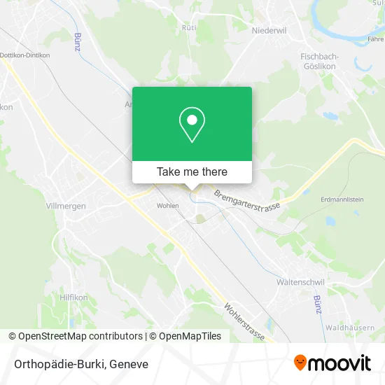 Orthopädie-Burki map