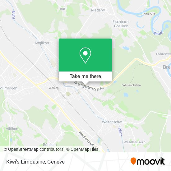 Kiwi's Limousine map