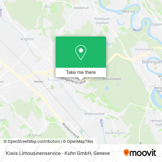 Kiwis Limousinenservice - Kuhn GmbH map