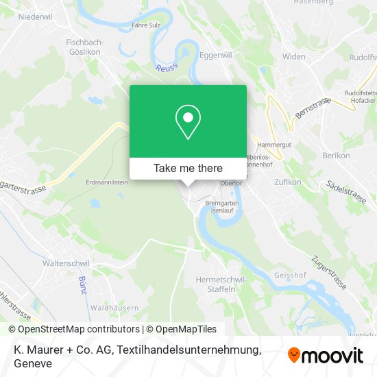 K. Maurer + Co. AG, Textilhandelsunternehmung map