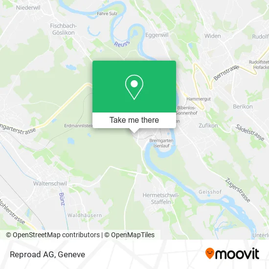Reproad AG map