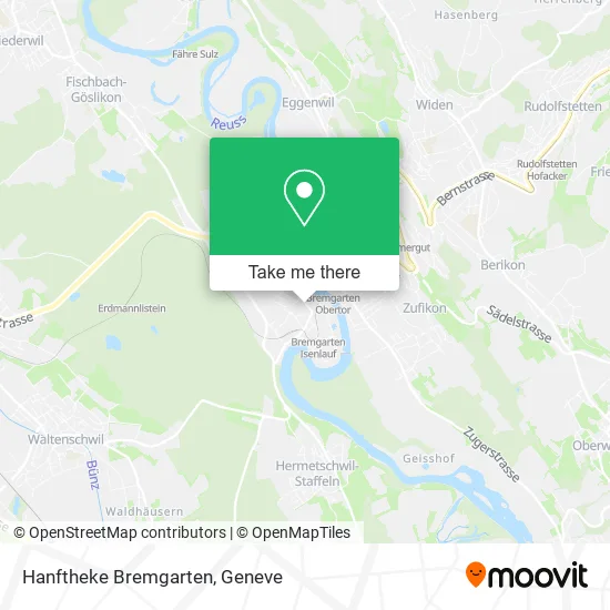 Hanftheke Bremgarten map