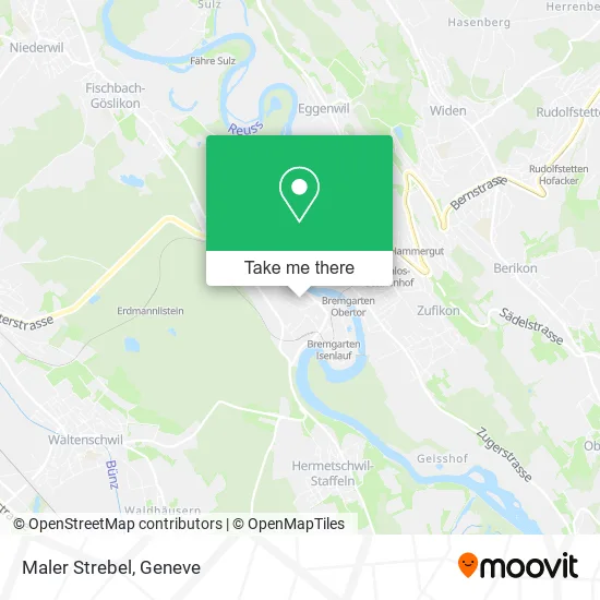 Maler Strebel map