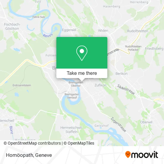 Homöopath map
