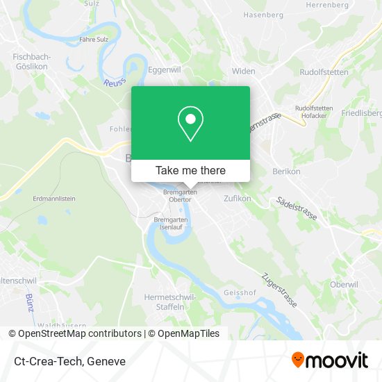 Ct-Crea-Tech map
