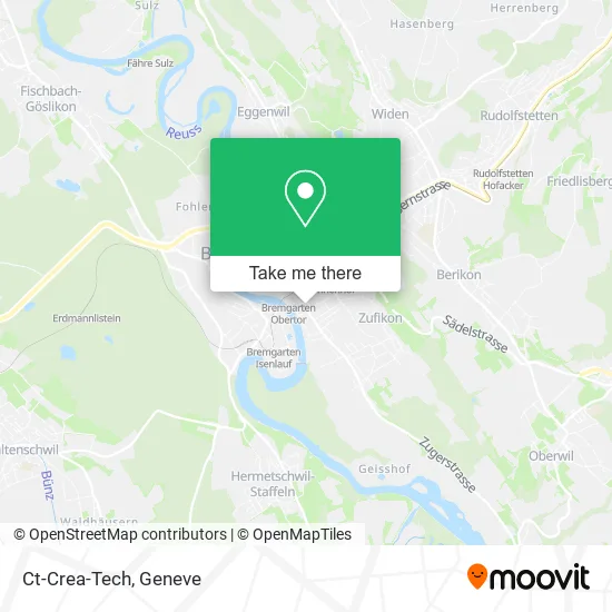 Ct-Crea-Tech map