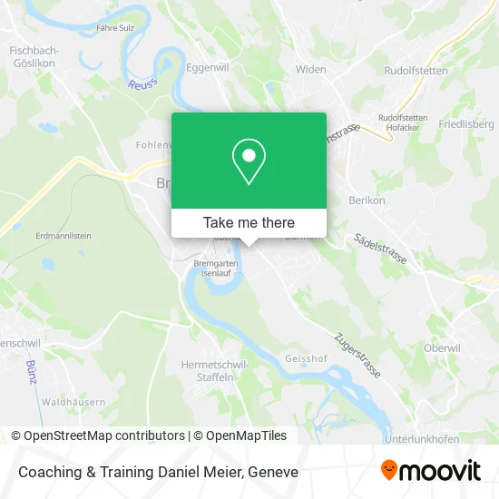 Coaching & Training Daniel Meier map