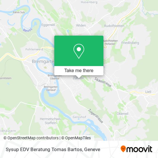 Sysup EDV Beratung Tomas Bartos map