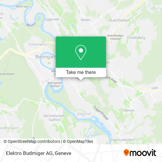 Elektro Budmiger AG map