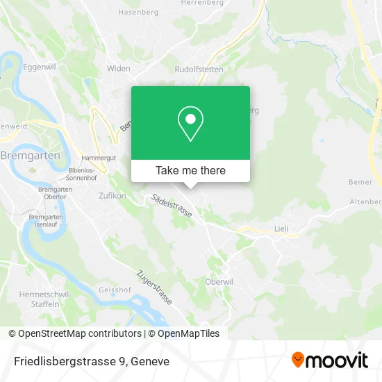 Friedlisbergstrasse 9 map