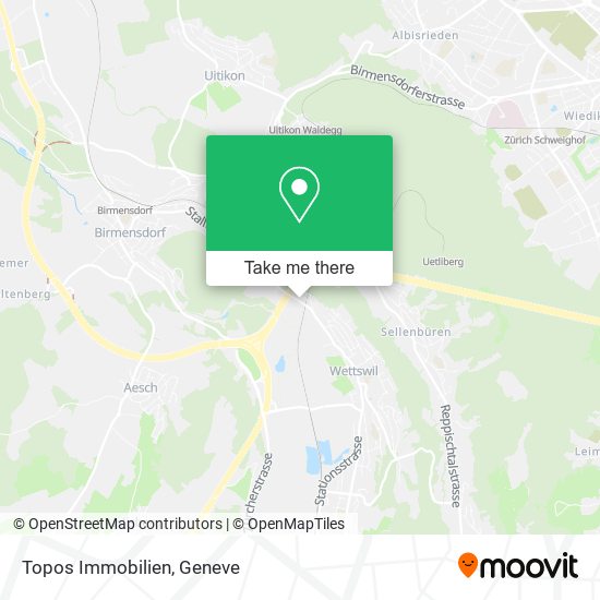 Topos Immobilien map