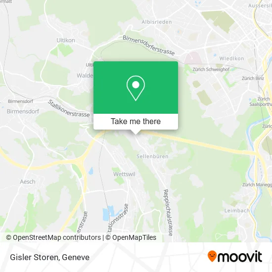 Gisler Storen map