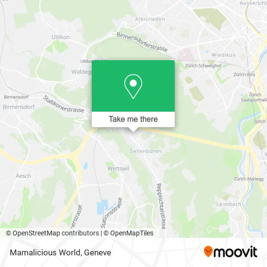 Mamalicious World map