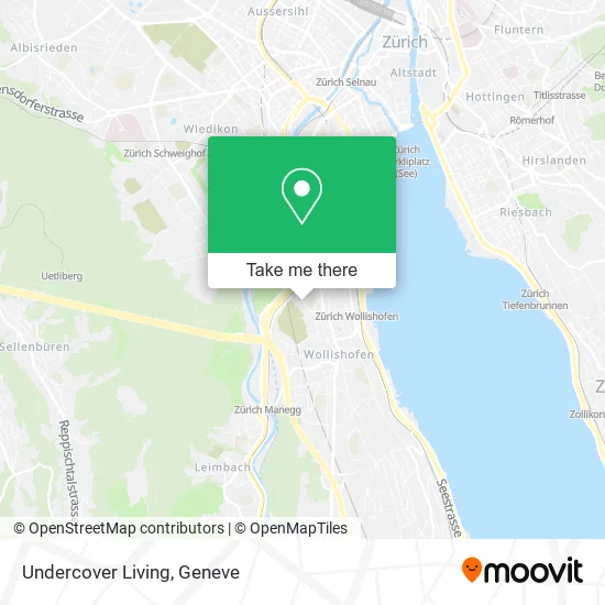 Undercover Living map