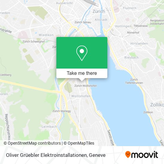 Oliver Grüebler Elektroinstallationen map