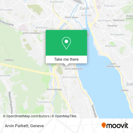 Arvin Parkett map