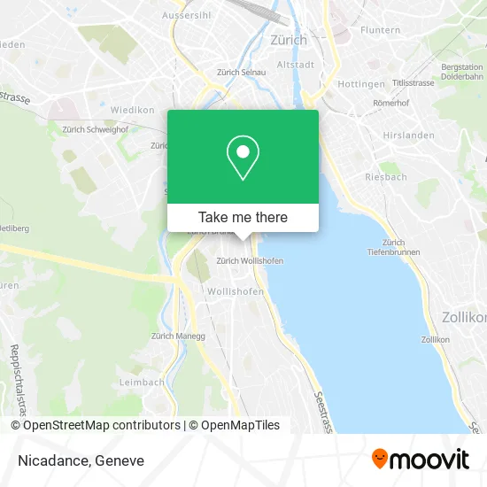 Nicadance map