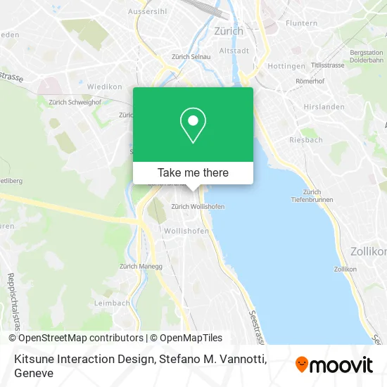 Kitsune Interaction Design, Stefano M. Vannotti map