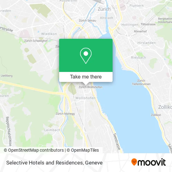 Selective Hotels and Residences map