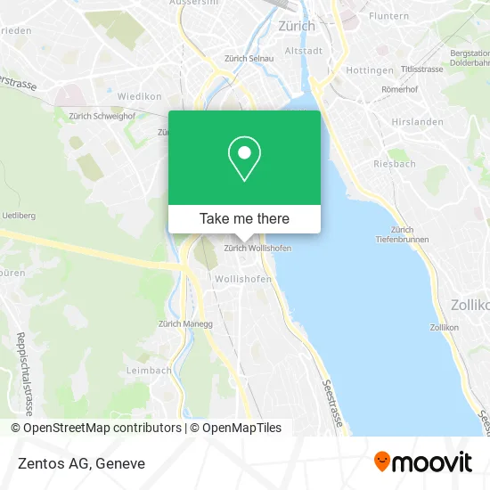 Zentos AG map