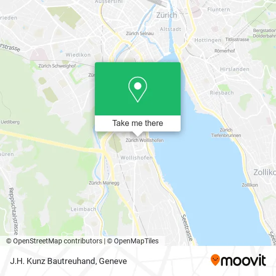 J.H. Kunz Bautreuhand map