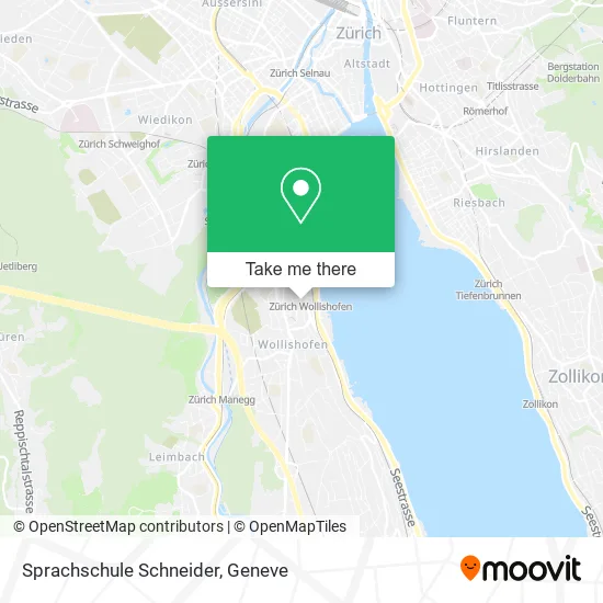 Sprachschule Schneider map