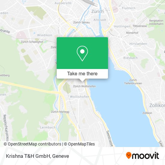 Krishna T&H GmbH map