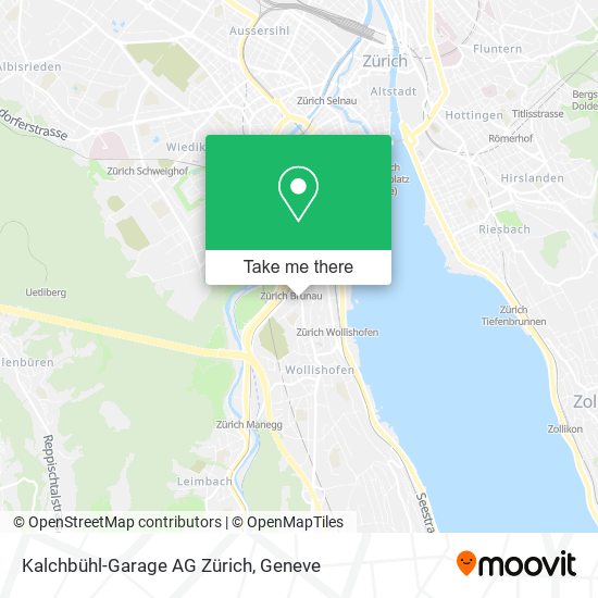 Kalchbühl-Garage AG Zürich plan