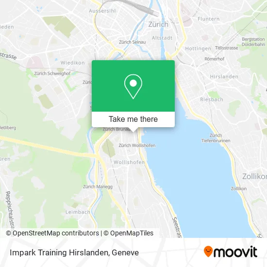 Impark Training Hirslanden map