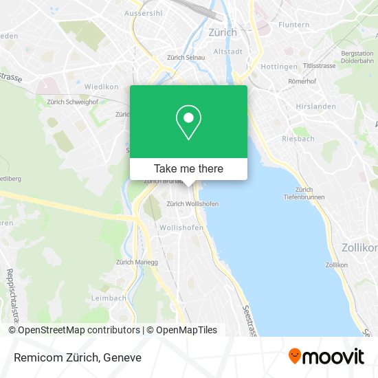 Remicom Zürich map