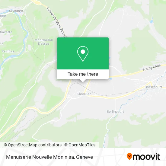 Menuiserie Nouvelle Monin sa map